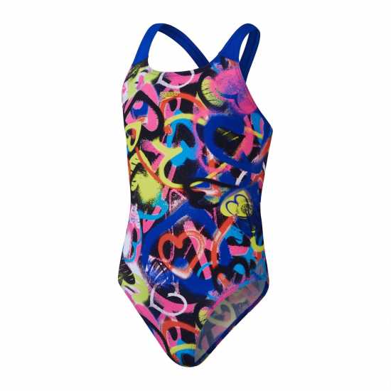 Speedo Pt Alv Pwrbck Jn99  Бански за момичета