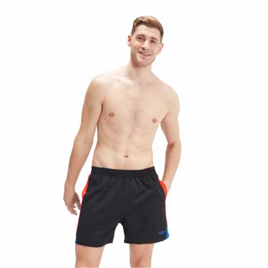 Speedo Hyprbm 16In Sn99 Black/Orange Мъжки плувни шорти и клинове