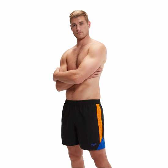 Speedo Hyprbm 16In Sn99 Black/Yellow Мъжки плувни шорти и клинове