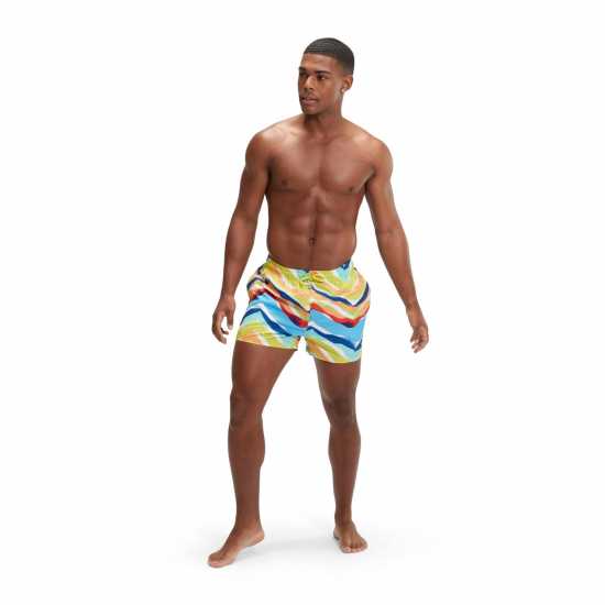 Speedo Dgi Prnt 14In Sn99 Blue/Yellow Мъжки плувни шорти и клинове