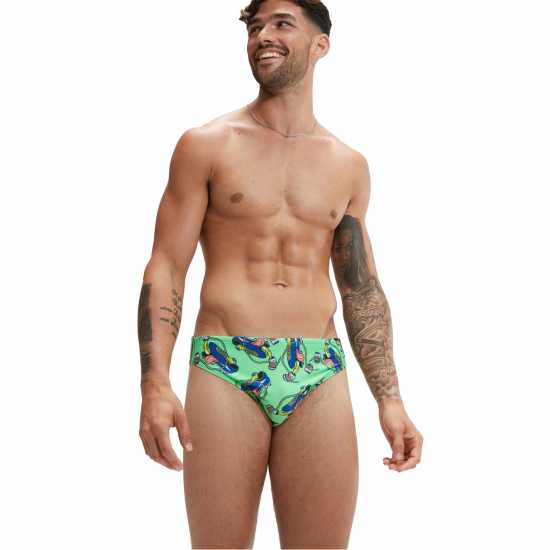 Speedo Escpe 5Cm Brf Sn99 Green/Navy Мъжки плувни шорти и клинове