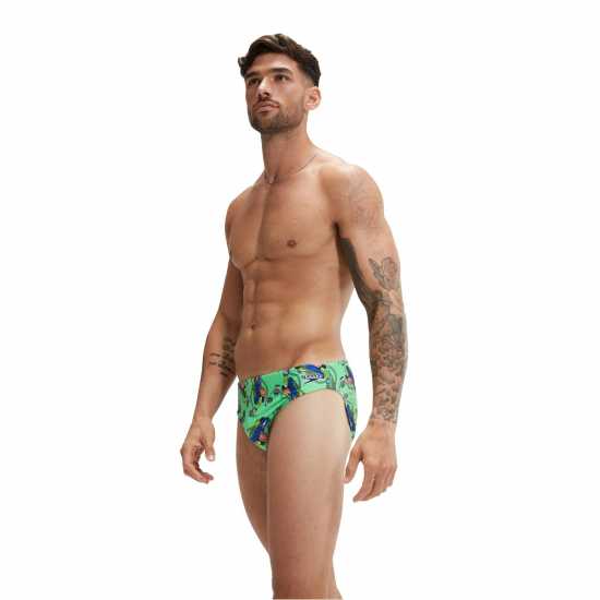 Speedo Escpe 5Cm Brf Sn99 Green/Navy Мъжки плувни шорти и клинове