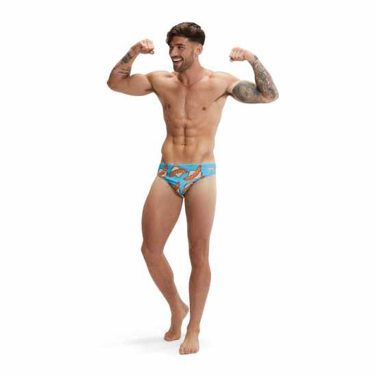 Speedo Escpe 5Cm Brf Sn99 Синьо/Червено Мъжки плувни шорти и клинове