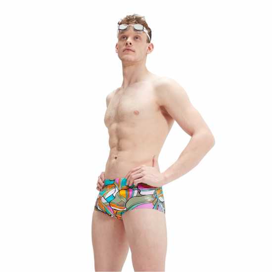 Speedo Club Alv Digi Sn99 Blue/Green Мъжки плувни шорти и клинове