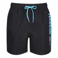 Reebok Мъжки Плувни Шорти Yestin Swim Shorts Mens Black Мъжки къси панталони