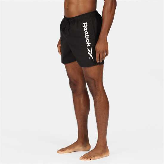 Reebok Мъжки Плувни Шорти Yestin Swim Shorts Mens Black Мъжки къси панталони