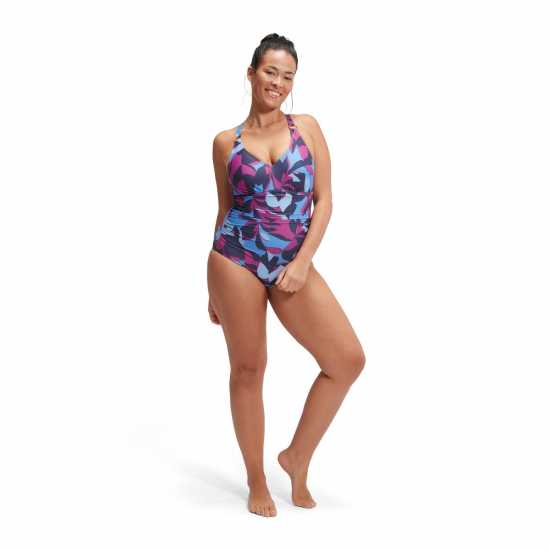 Speedo Vnck Prnt 1Pc Ld99  