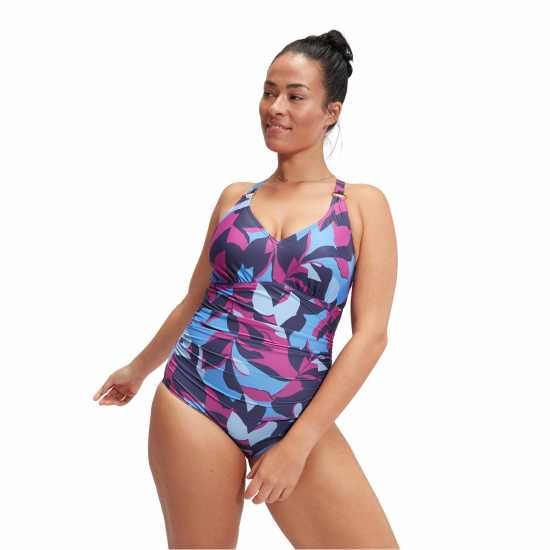 Speedo Vnck Prnt 1Pc Ld99  