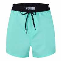 Puma Logo Shorts Електрически мента Мъжки плувни шорти и клинове