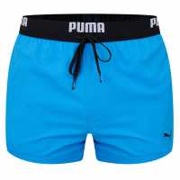 Puma Logo Shorts Енергийно синьо Мъжки плувни шорти и клинове