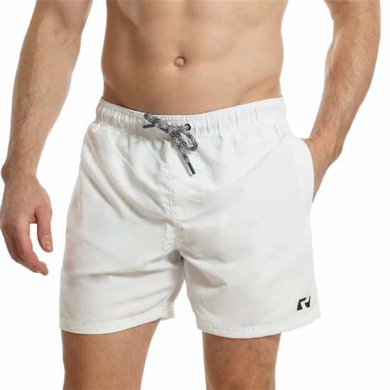 Ript Swim Short Mens Бяло Мъжки плувни шорти и клинове