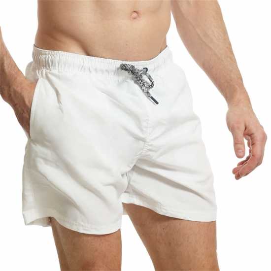 Ript Swim Short Mens Бяло Мъжки плувни шорти и клинове