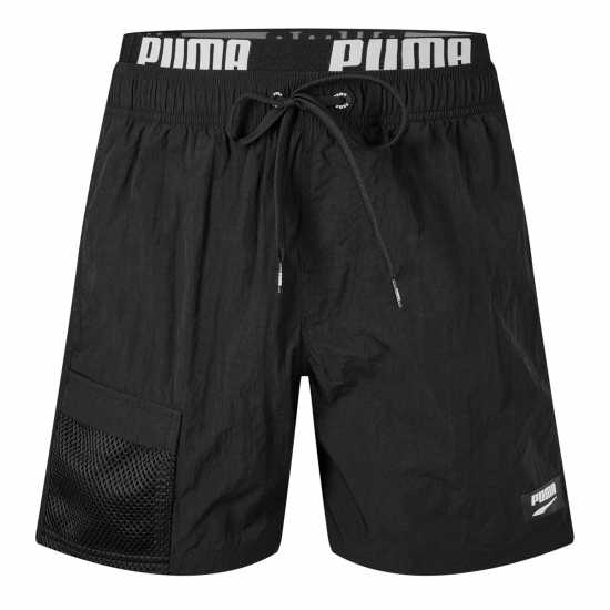 Puma Мъжки Плувни Шорти Swim Shorts Mens Черно Мъжки плувни шорти и клинове