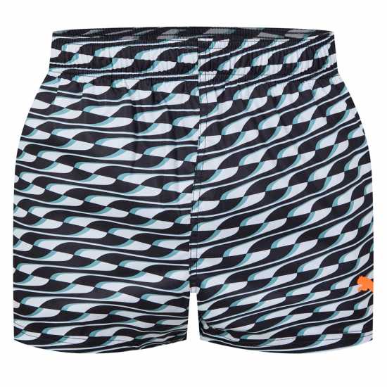 Puma Мъжки Плувни Шорти Wave 5.5 Swim Shorts Mens Черен Комбо Мъжки плувни шорти и клинове