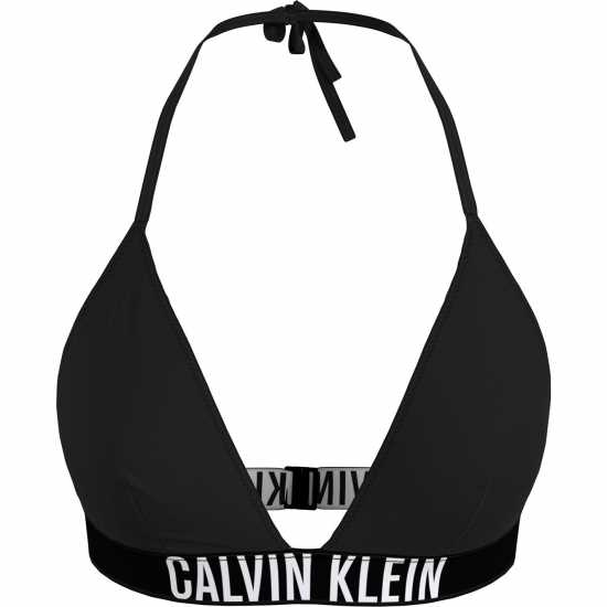 Calvin Klein Triangle Bikini Top PVH черно Holiday Essentials