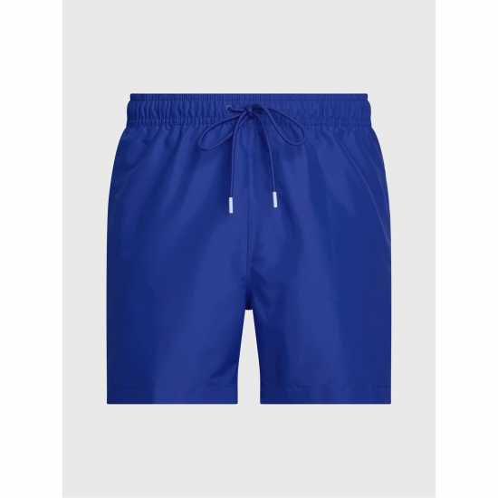 Calvin Klein Мъжки Плувни Шорти Medium Tape Swim Shorts Mens Mid Lagoon C7N Мъжки къси панталони