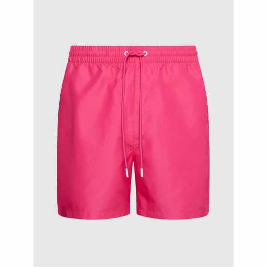 Calvin Klein Мъжки Плувни Шорти Medium Tape Swim Shorts Mens Fuchsia T9Z Мъжки къси панталони