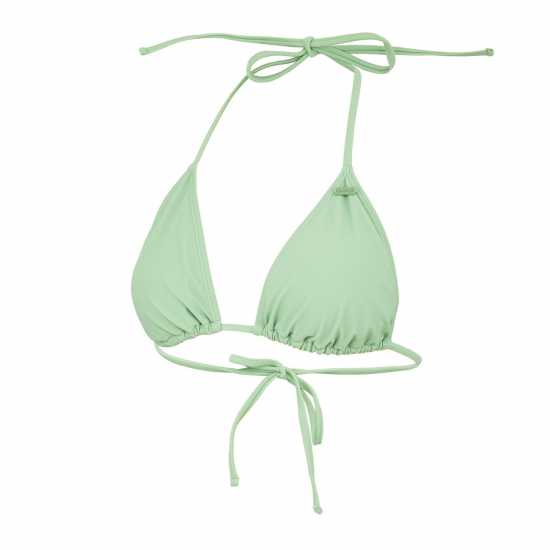 Soulcal Tie Bikini Top  Ld43 Майско зелено Дамско облекло плюс размер