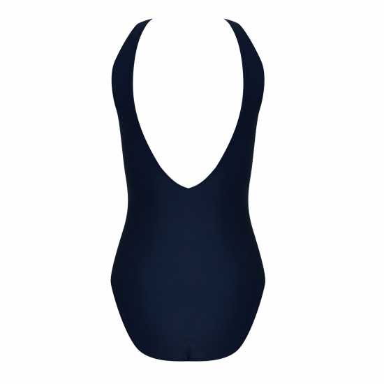 Slazenger Дамски Бански Костюм Lycra® Xtra Life ™ Basic Swimsuit Ladies Морска синьо Дамски бански