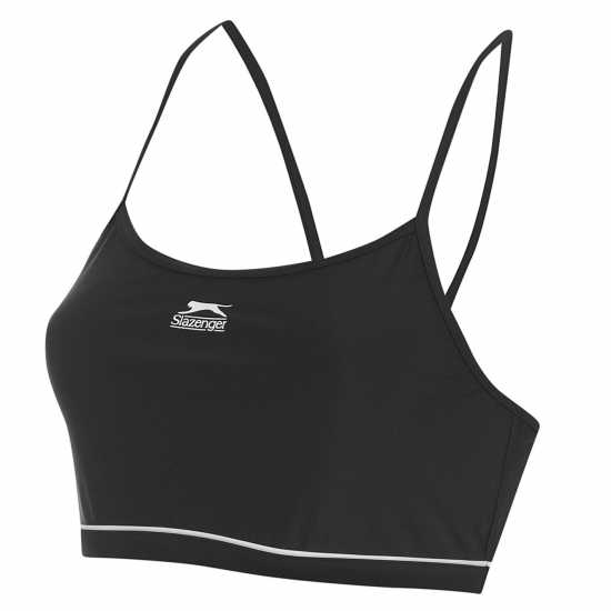 Slazenger Sport Lycra® Xtra Life™ Bikini Set Womens Черно Дамски бански