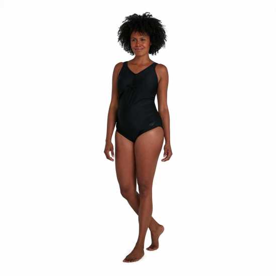 Speedo Essential U-Back Maternity Swimsuit Black  Дамски бански костюми