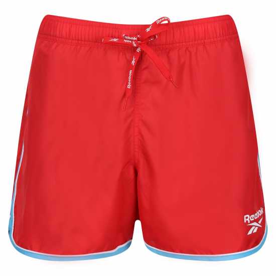 Reebok Oct Swim Short Mens Червено Мъжки къси панталони