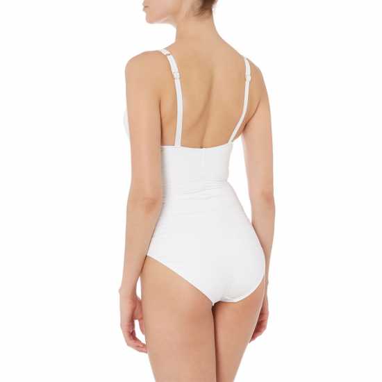 Biba Icon Swimsuit With Tummy Control Бяло Дамски бански