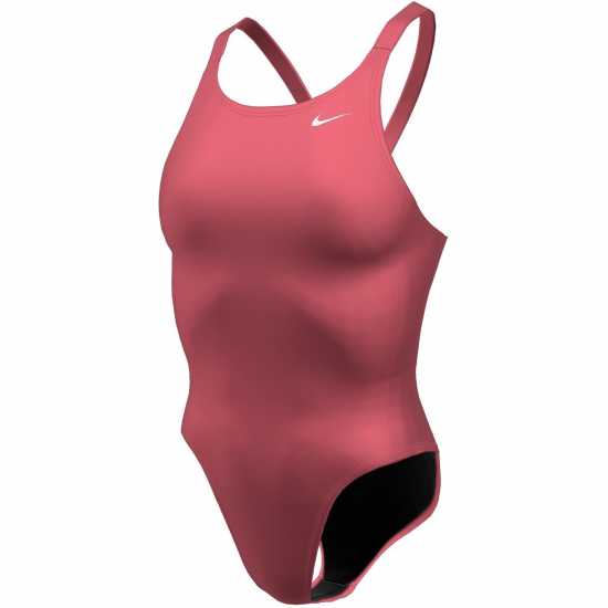 Nike Дамски Бански Костюм Fastback Swimsuit Ladies Гореща пунш Дамски бански