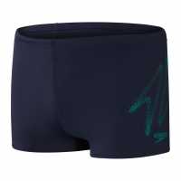 Speedo Hbm Plt Sht Sn99 Navy/Green Мъжки плувни шорти и клинове