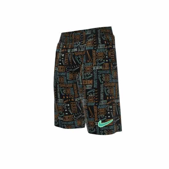 Nike L Mas8 Vshort Jn99 Черно Детски бански и бикини