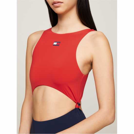 Tommy Hilfiger Cutout Swimsuit Ld43  Womens