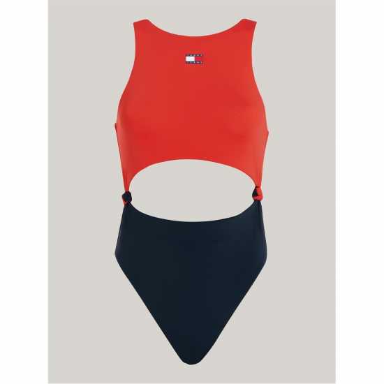 Tommy Hilfiger Cutout Swimsuit Ld43  Womens