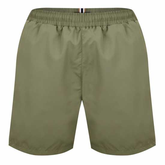 Hugo Boss Мъжки Плувни Шорти Boss Dolphin Swim Shorts Mens Хаки/Бяло Swimwear Under 40