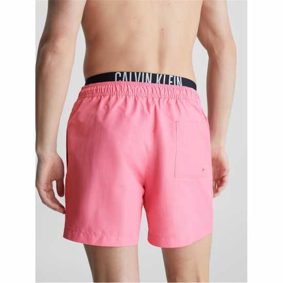 Calvin Klein Intense Power Double Waistband Swim Shorts Сашет Розово TFZ Мъжки къси панталони