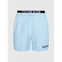 Calvin Klein Intense Power Double Waistband Swim Shorts Пудра Аква C7S 