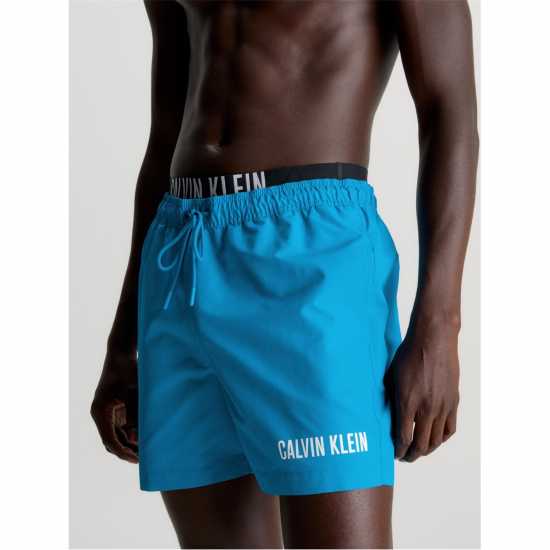 Calvin Klein Intense Power Double Waistband Swim Shorts ФайенсБлу DYO 