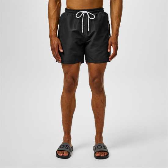 Hugo Boss Мъжки Плувни Шорти Boss Swim Shorts Mens Черно 001 Мъжки плувни шорти и клинове