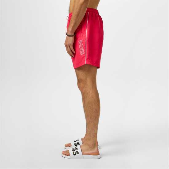 Hugo Boss Мъжки Плувни Шорти Boss Swim Shorts Mens Горещо розово 655 Мъжки къси панталони