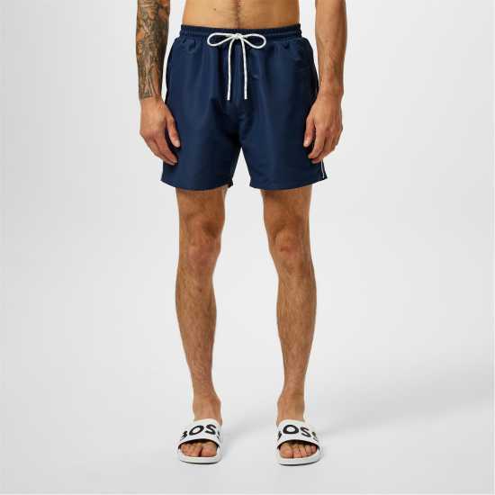 Hugo Boss Мъжки Плувни Шорти Boss Swim Shorts Mens Нави 413 Мъжки плувни шорти и клинове