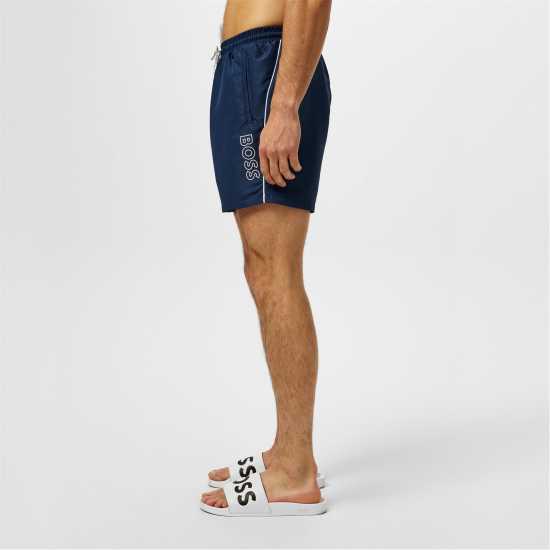 Hugo Boss Мъжки Плувни Шорти Boss Swim Shorts Mens Нави 413 Мъжки плувни шорти и клинове