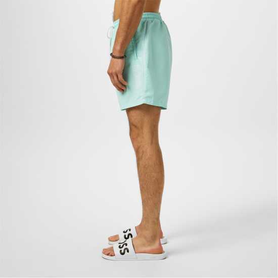 Hugo Boss Мъжки Плувни Шорти Boss Swim Shorts Mens Аква Син 356 Мъжки плувни шорти и клинове