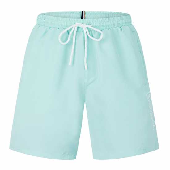 Hugo Boss Мъжки Плувни Шорти Boss Swim Shorts Mens Аква Син 356 Мъжки плувни шорти и клинове