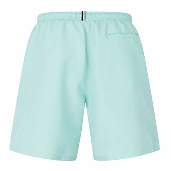 Hugo Boss Мъжки Плувни Шорти Boss Swim Shorts Mens Аква Син 356 Мъжки плувни шорти и клинове