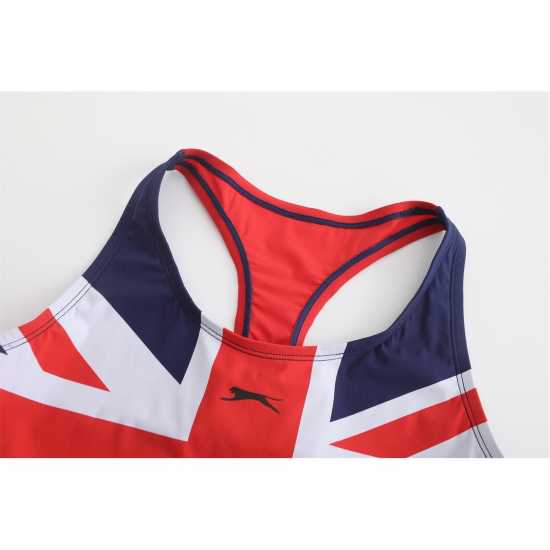 Slazenger Union Jack Racer Back Womens  Дамски бански