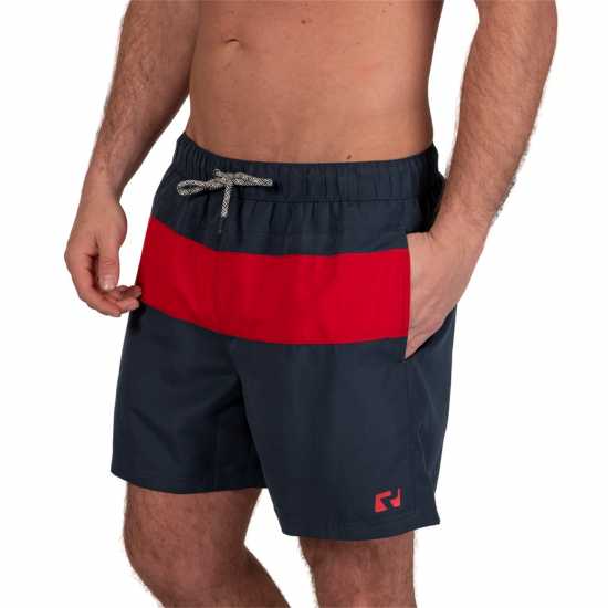 Мъжки Плувни Шорти Ript Swim Shorts Mens Морска синьо/червено Мъжки къси панталони