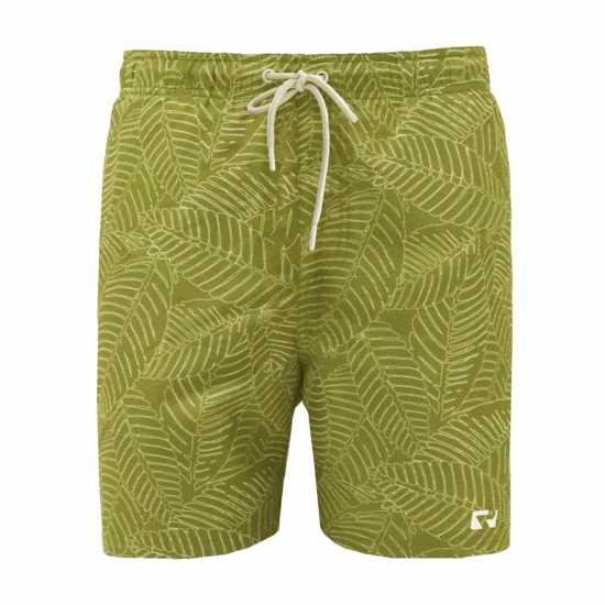 Мъжки Плувни Шорти Ript Leaf Print Swim Shorts Mens Хаки Мъжки къси панталони