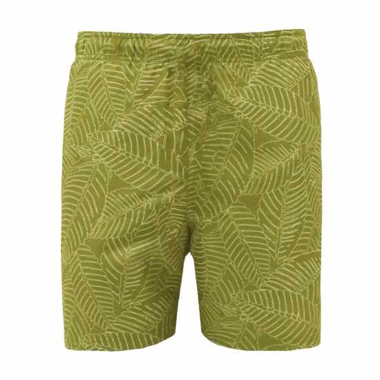 Мъжки Плувни Шорти Ript Leaf Print Swim Shorts Mens Хаки Мъжки къси панталони