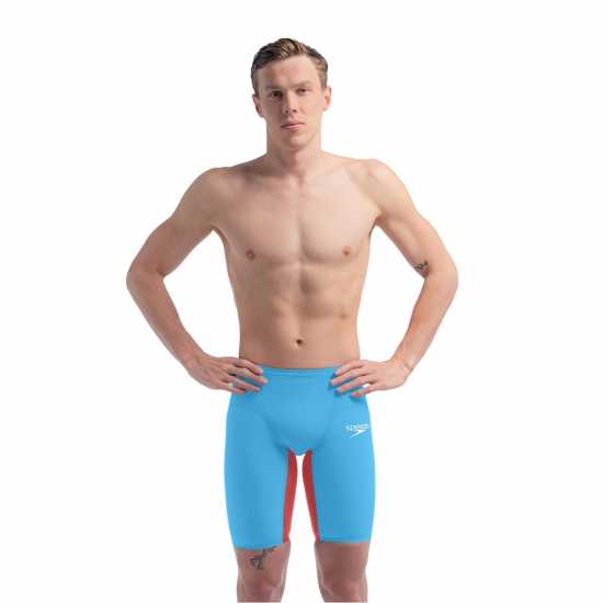 Speedo Fastskin Lzr Pure Valor 2.0 Jammer Синьо/Червено Мъжки плувни шорти и клинове