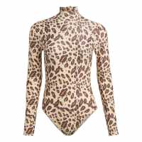 Adidas Long Sleeved Animal Print Swimsuit  Дамски бански