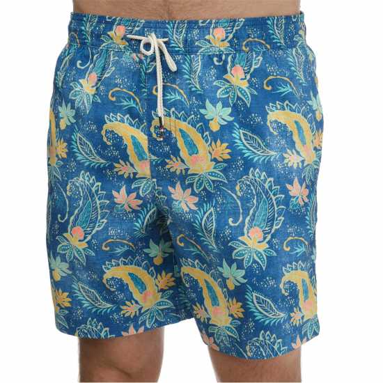 Dockers 7 Inch Swim Shorts Средновековен син 